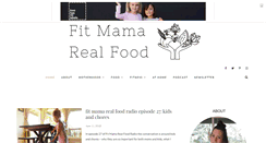 Desktop Screenshot of fitmamarealfood.com
